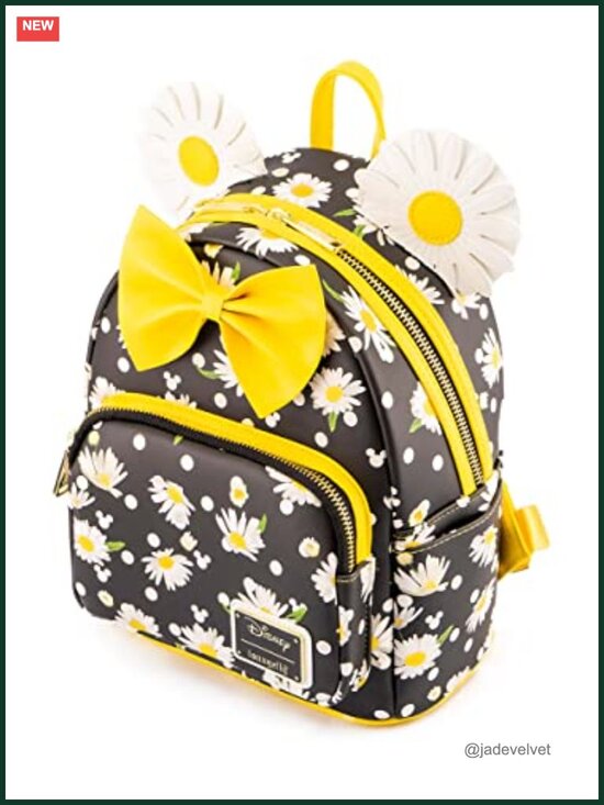 Loungefly Minnie Mouse Daisies Mini Backpack Faux Leather Polyurethane